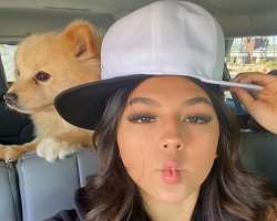 Yael is accompanied by a female dog in her home. She named the dog Cappin.